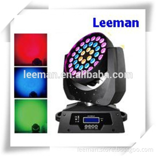 moving head light 4-in-1 RGBW 19x12w beam Leeman Group